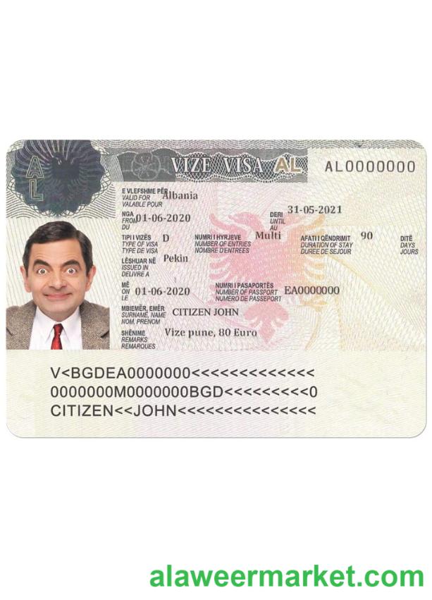 ALBANIA work visa